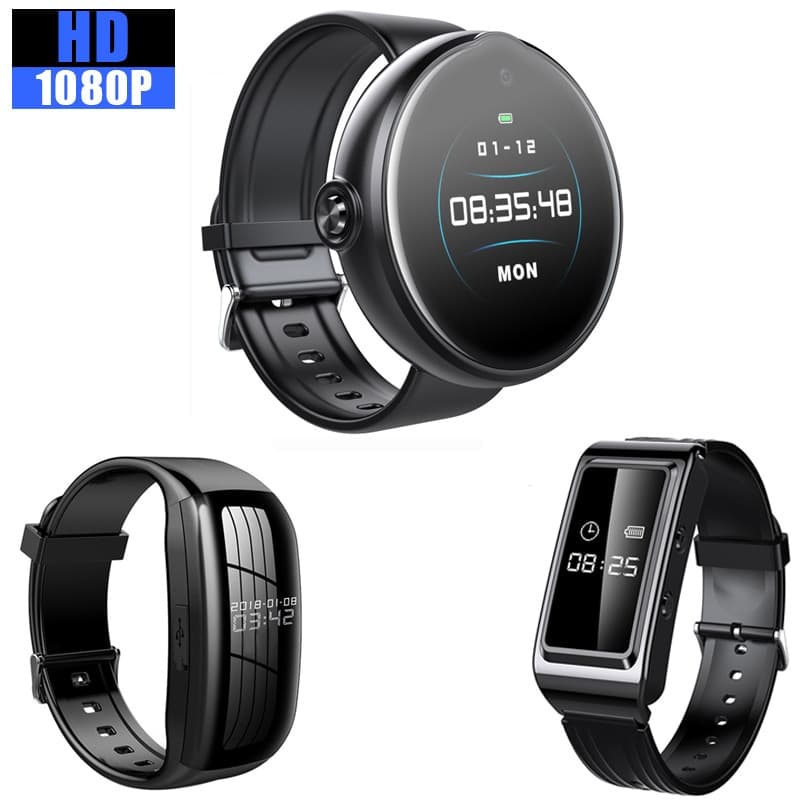 2024 Novo V10 D5 D6 HD 1080P Relógio Digital Mini Câmera De Pulseira Esportiva DV Vídeo De Segurança Empresarial Gravador De Áudio E