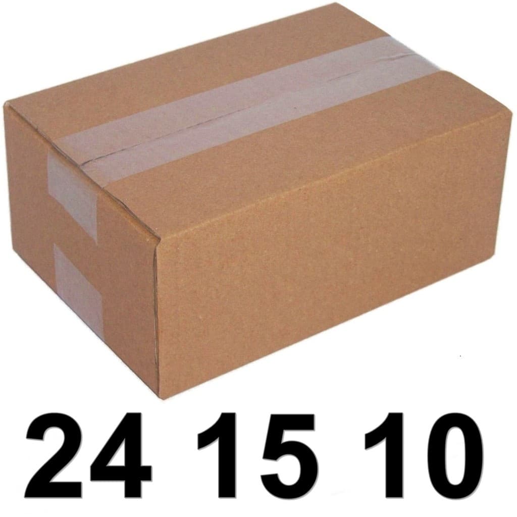 25 Caixas de Papelão 24x15x10 cm Reforçadas para Envio e E-commerce 24 X 15 X 10