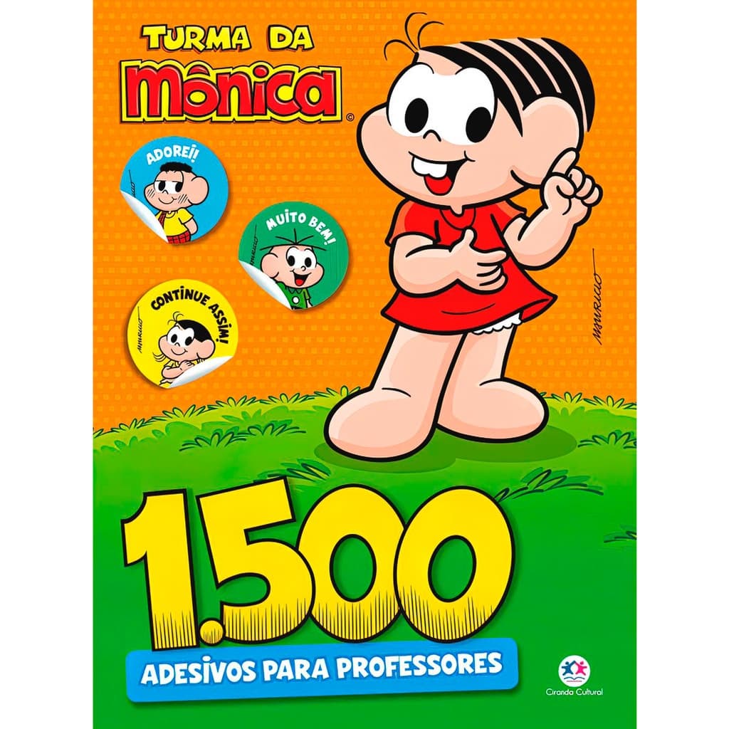 Livro 1500 Adesivos para Professores Turma da Monica - Motive os Alunos