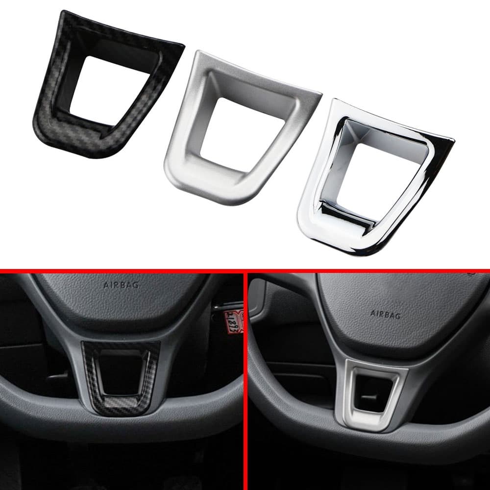 Volante Do Carro Capas De Adesivos Para Volkswagen VW GOLF GTi 7 MK7 POLO 2014 2015 Passat B7 2015 B8 MK6 Jetta Acc .