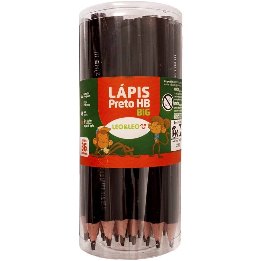 Lapis Grafite Big Jumbo Triangular 15cm Kit