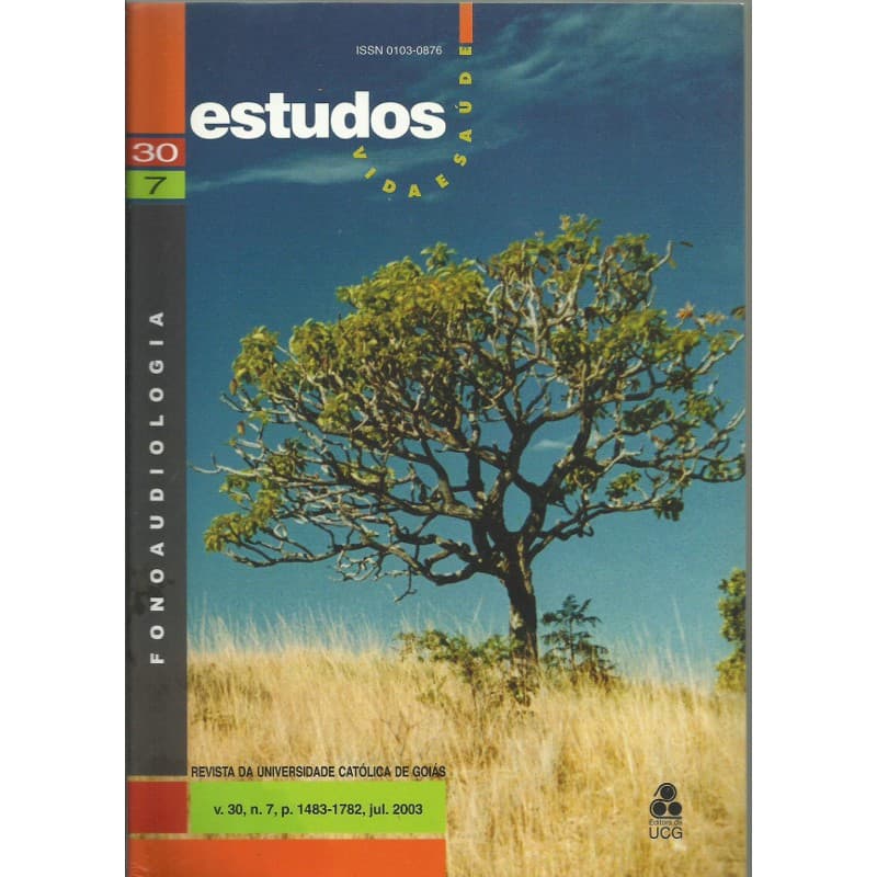 471 Lvr- Livro 2003- Estudos Vida e Saúde- Fonoaudiologia- Revista da Universidade Católica de Goíás