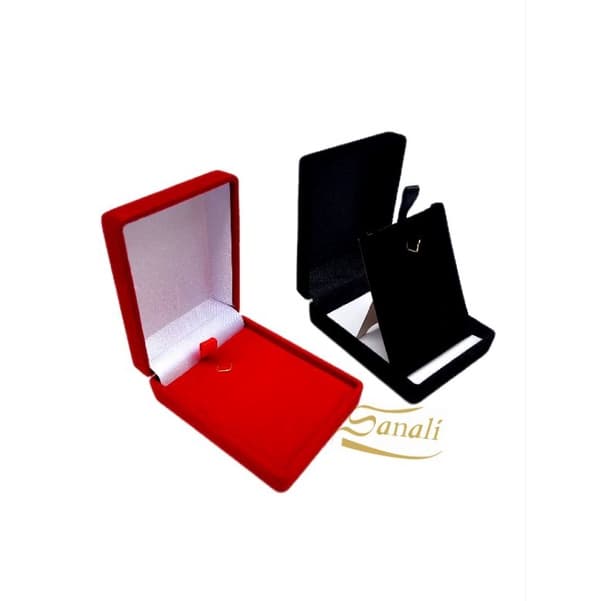 Caixinha Estojo Veludo para Brinco, Corrente e Pingente (F1EP) 1 unidade