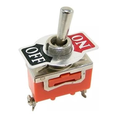 Kit 5 Peças - Chave Alavanca Kn-1021 Liga/desliga 15a 250v 2t