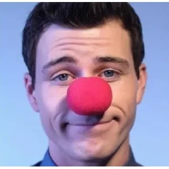 Nariz De Palhaço Espuma - Kit 2 Unidades