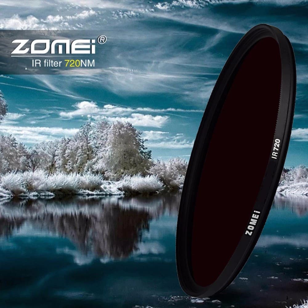 Zomei 77mm 58mm 67mm 72mm Filtro IR 680NM 720NM 760NM 850NM 950NM Infravermelho De Raio X Para Canon Nikon Sony