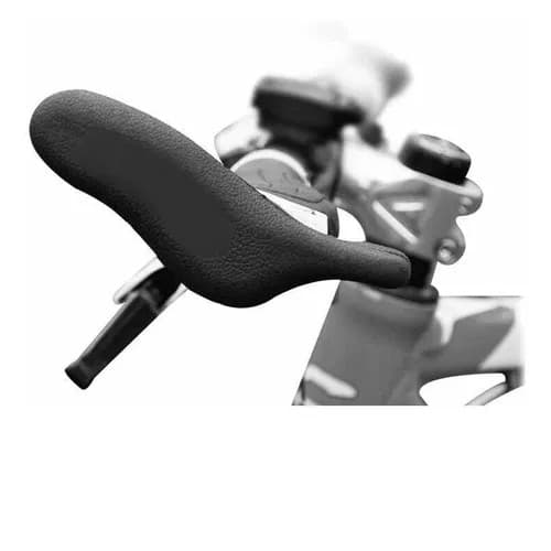 Par Chifre Bar End Emborrachado Ergonômico Anatômico Guidão Bike