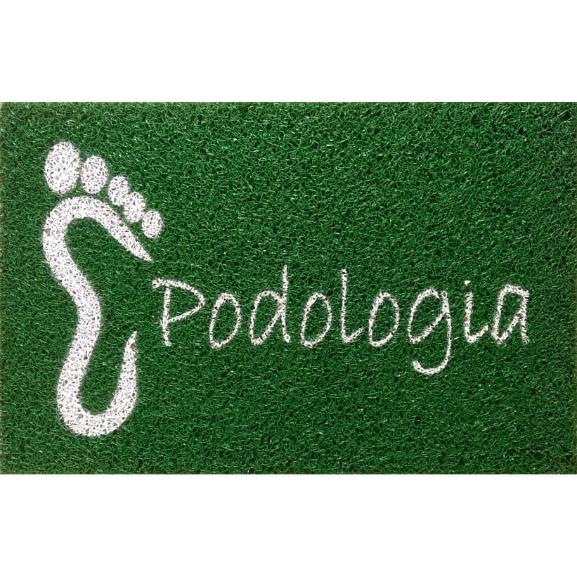 Tapete Capacho Personalizado para Porta Recepção Profissão Podologia
