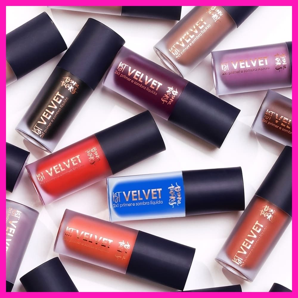 Bruna Tavares BT Velvet 2x1 Primer e Sombra Líquida Aveludada Nova Embalagem