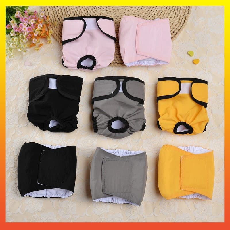 Fraldas Absorvente Para Cães De Estimação Laváveis À Prova D'água Masculinos Femininos