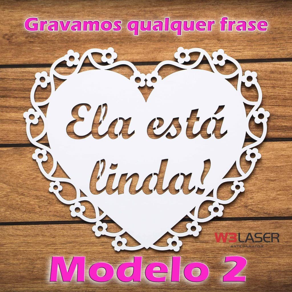 3 Placas La Vem A Noiva Mdf Branco Pagem Daminha Casamento