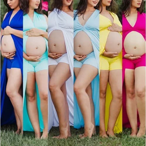 SHORTS Gestante Para Ensaio Fotográfico, Fotos Grávida