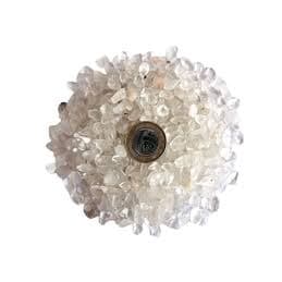 Cascalho pedra natural Cristal1kg Semi preciosas