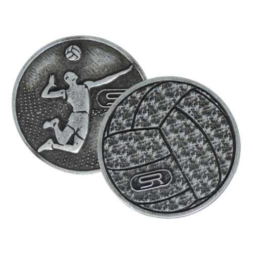 Moeda Árbitro Vôlei Goaholic ( Toss, Cara Ou Coroa) 1 Unid.