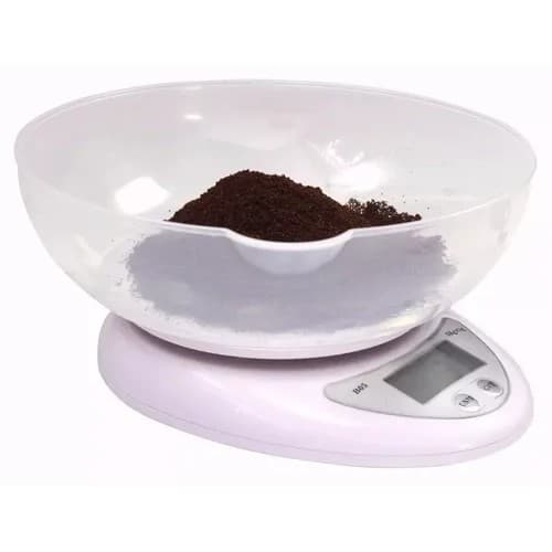 Balança De Precisão Com Bandeja De Cozinha Até 5kg Digital