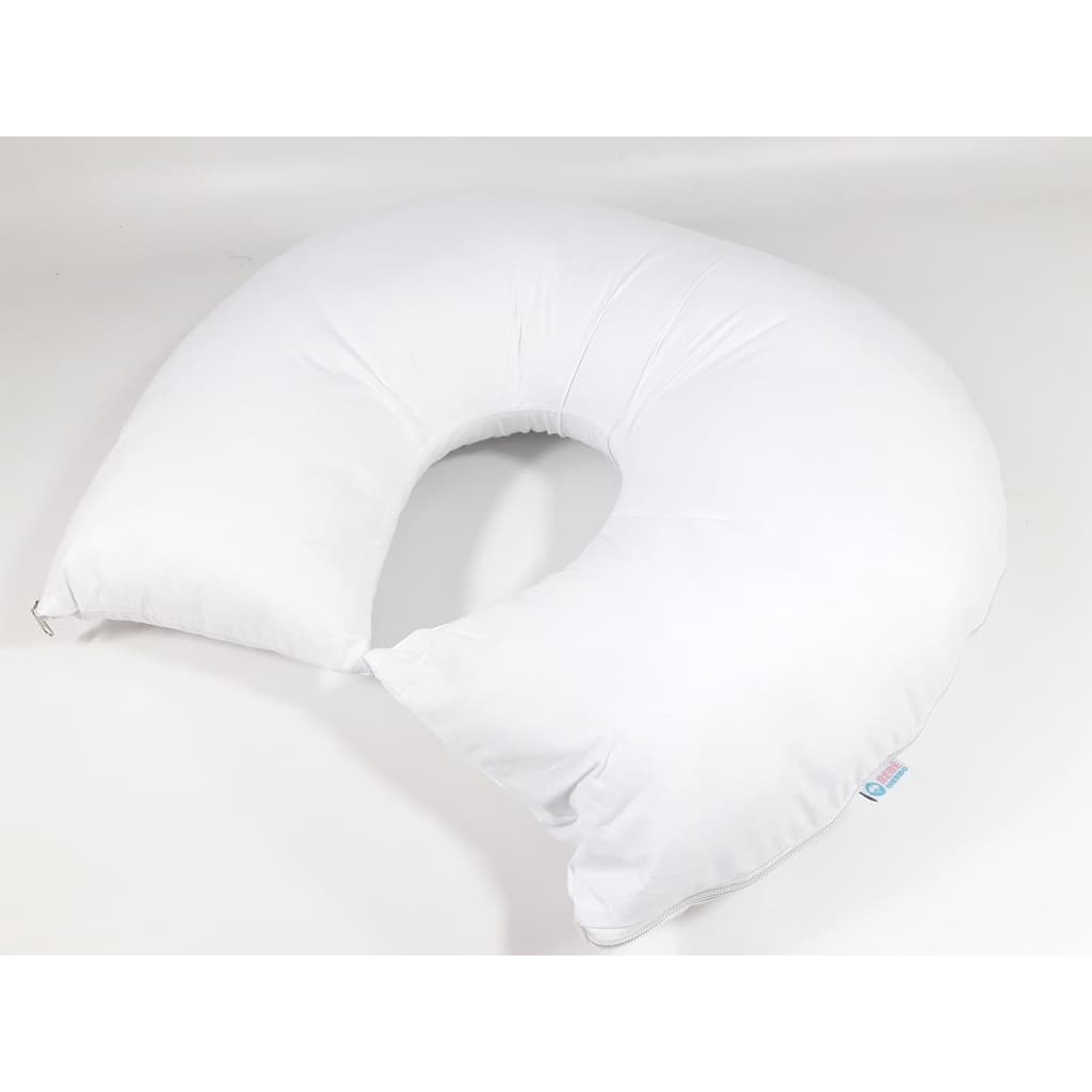 Almofada Amamentação BRANCA - FIRME + SUPER BEM ACABADA + BOM TAMANHO + PRÁTICA PARA LAVAR!