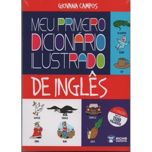 Dicionário Ilustrado De Inglês  Colorido Letras Grande