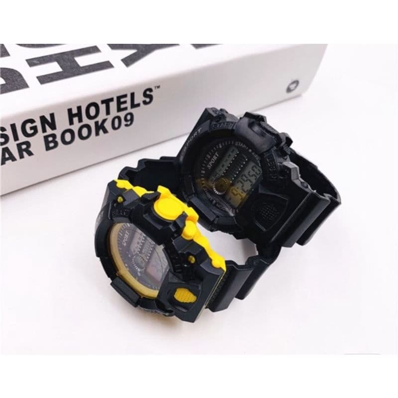elógio de Pulso Masculino Esporte digital led Adulto Watch militar Cronômetro Alarme