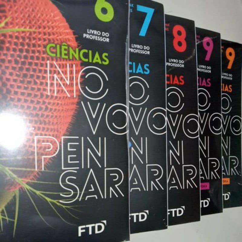 Kit Livros Ciências Novo Pensar Livro do Professor 6° ao 9°