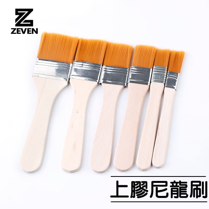 Escova de cerdas de Nylon artesanal couro arte pincel faça você mesmo