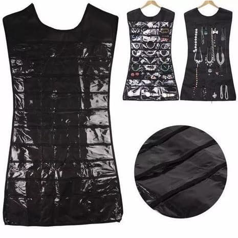 Porta Joias Organizador De Bijuterias Vestido Para Cabide—3306