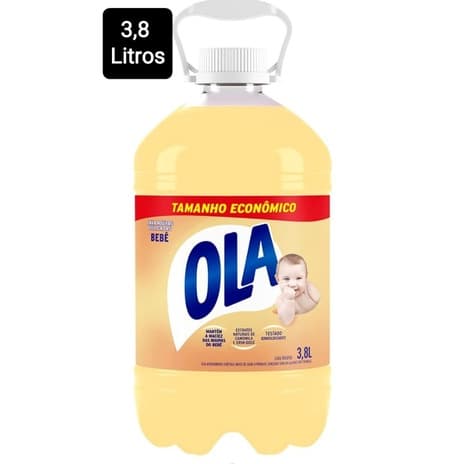 Lava Roupas Ola Bebê 3,8 Litros Galão Embalagem Econômica