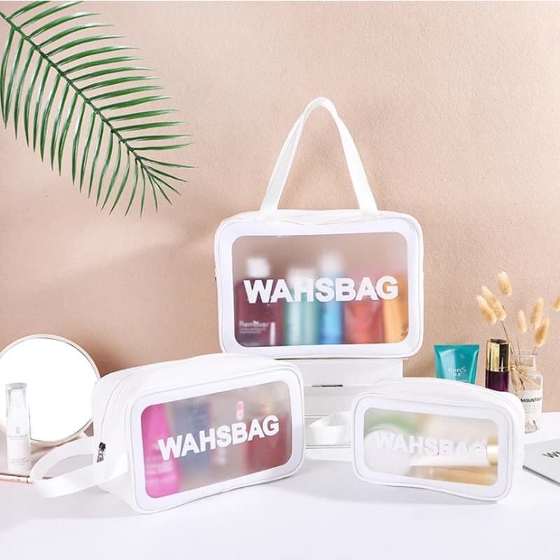 Kit 3 Nécessaire Impermeável Washbag  Bolsa Organizadora Impermeável