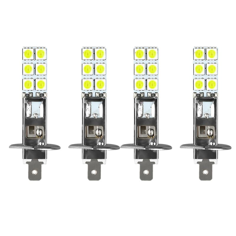 4PCS H1 6000K Super Branco 80W LED Kit De Lâmpadas De Farol De Neblina