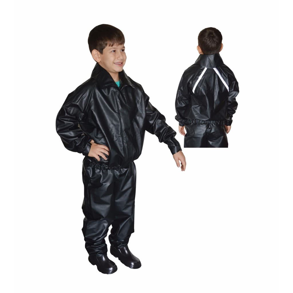 Capa de Chuva Piracapas PVC Motoqueiro Moto Infantil Kids Criança unissex