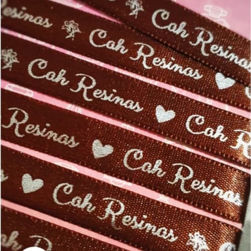 Fita de Cetim Personalizada 10MM - 5 Metros