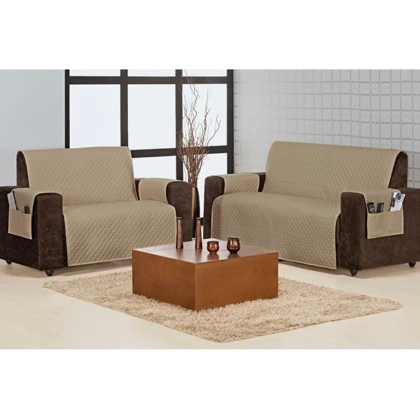 Jogo Protetor para Sofa 2 e 3 lugares Matelado Com Bolso Promoção