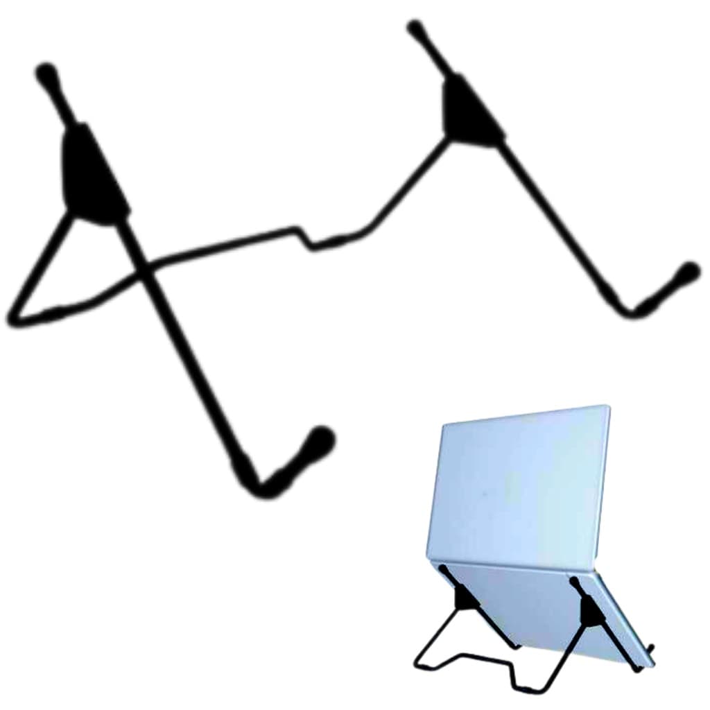 Suporte Para Notebook Ergonômico Preto Regulável - Resolve 3.2.2