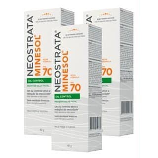 Protetor Neostrata Minesol Oil Control FPS70 KIT  3 Unidades