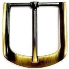 Fivela masculina dourada 40MM DVF-296  - 6 und