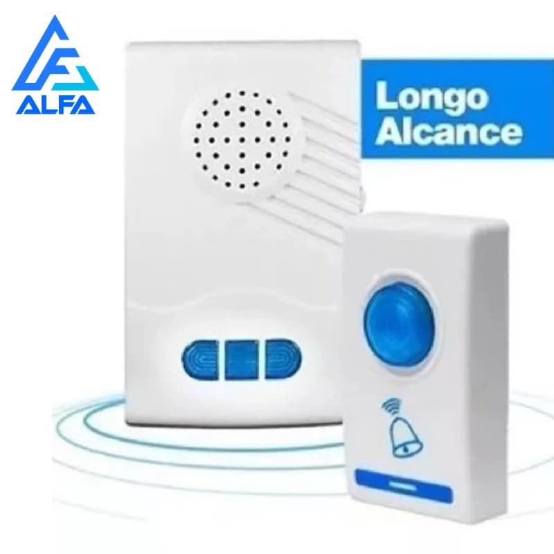 Campainha Sem Fio A Prova D'água 100m Residencial Comercial Modelo aleatório