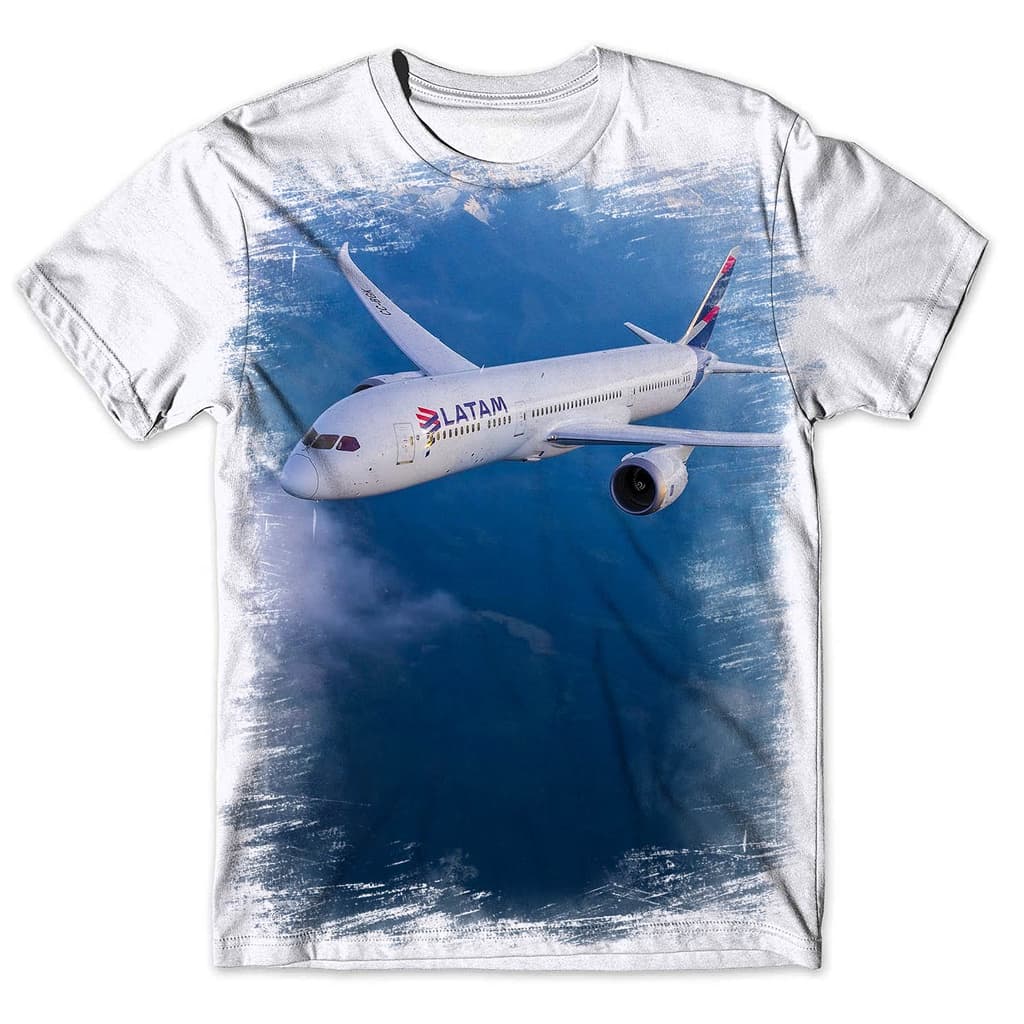 Camisa Camiseta Masculina Avião Jato 5