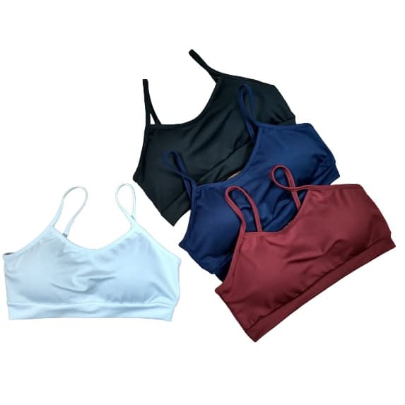 Top De Alcinha Com Bojo Removível Em Suplex Barato