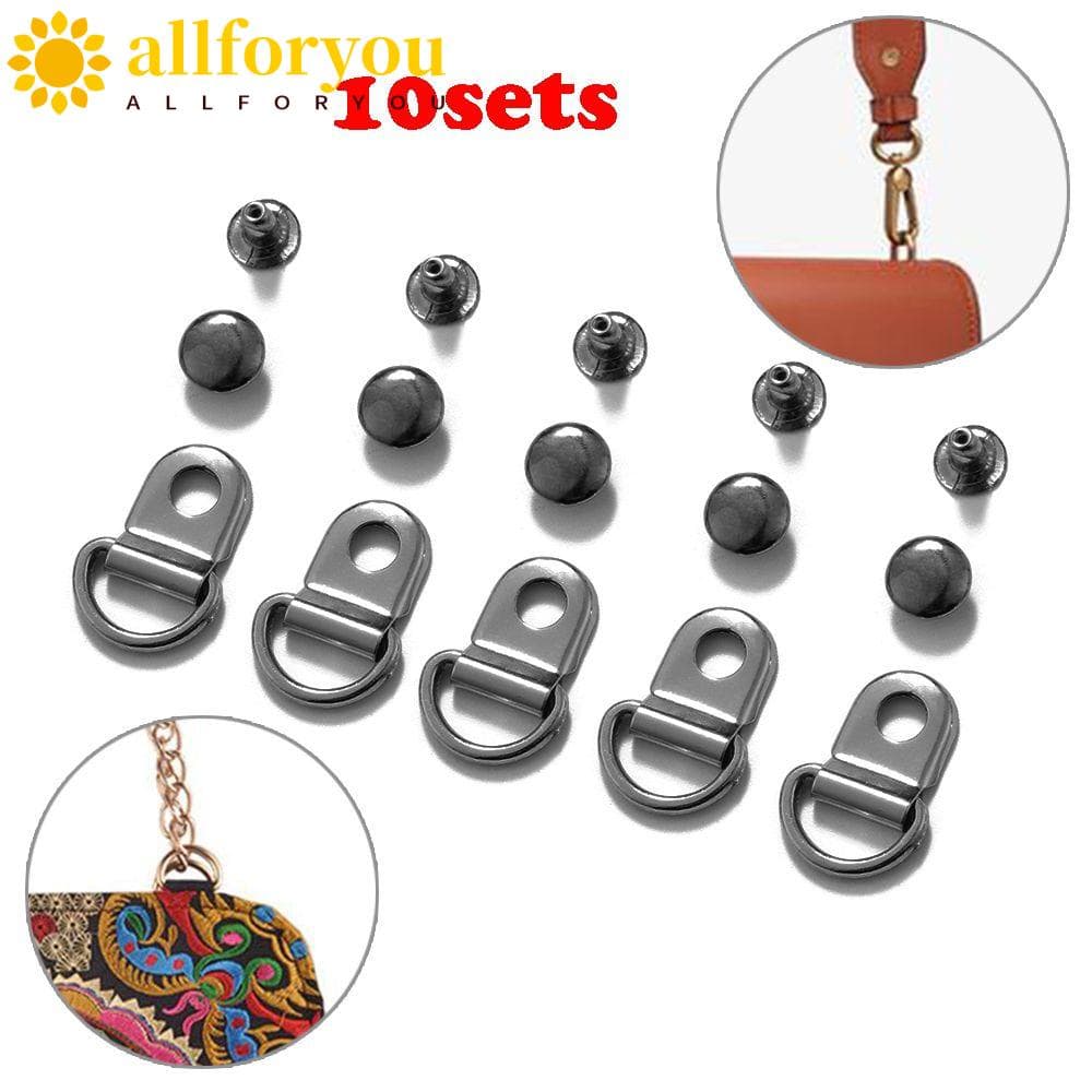 ALLFORYOU1 10 Jogos/Lote D Anel Fivela De Alta Qualidade DIY Artesanato Ao Ar Livre Mosquetão Bolsas Clipes