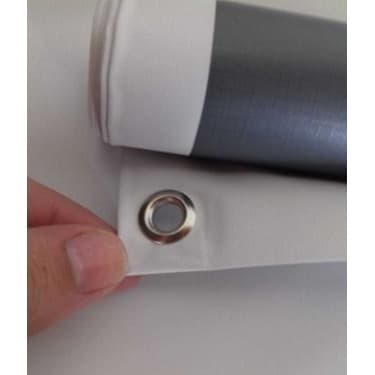 Telão Tela De Projeção Projetor Datashow Matte White Premium Full HD 4k 100 Polegadas Ilhós ou Colável