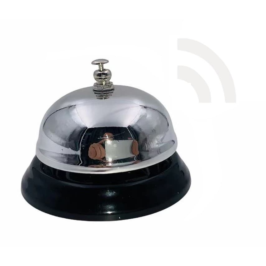Campainha de Balcao Mesa Restaurante Hamburgueria Hotel Loja Bar Escritorio
