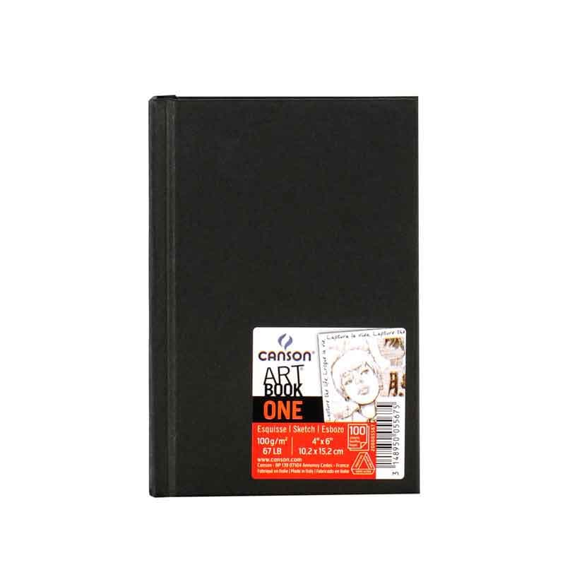 Bloco Sketchbook Canson One 98fls 100g/m2 A6(15,2cmx10,2cm)