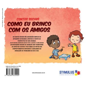 Livro de Contos Sociais - Como Eu Brinco com os Amigos
