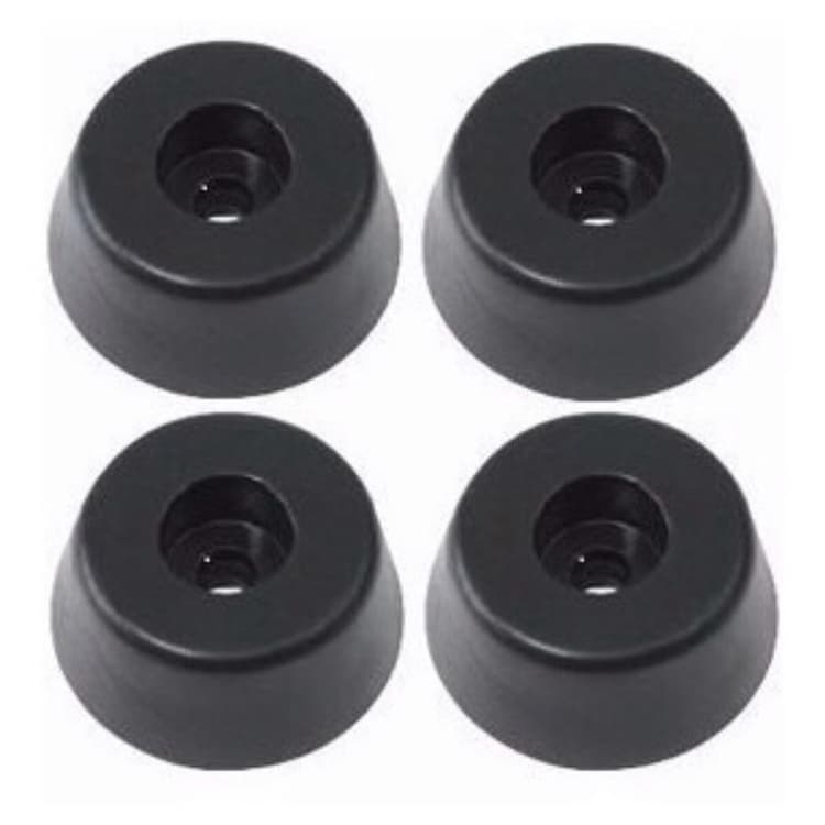 Kit Com 8 Pé Grande De Borracha Pvc Para Caixa De Som