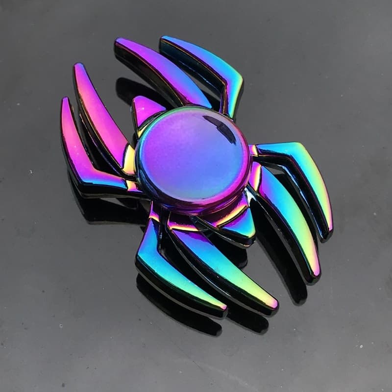 Spinner Escritório Ansiedade Alívio Estresse Fidget Gyro Flor / Torre / Aranha Spinner Metal