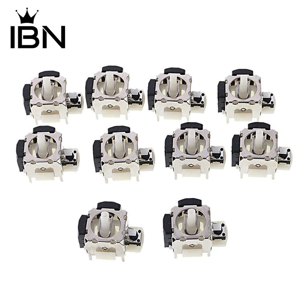 Ibn Novo 10 / Pcs Analógico Joystick Vara Peças De Reposição Ps4 / Ps2 / Ps3 / Xbox 360 / Xbox Um