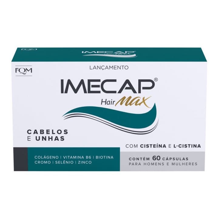 Imecap Hair Max Cabelos E Unhas 60 Capsulas Biotina E B6 Favorito