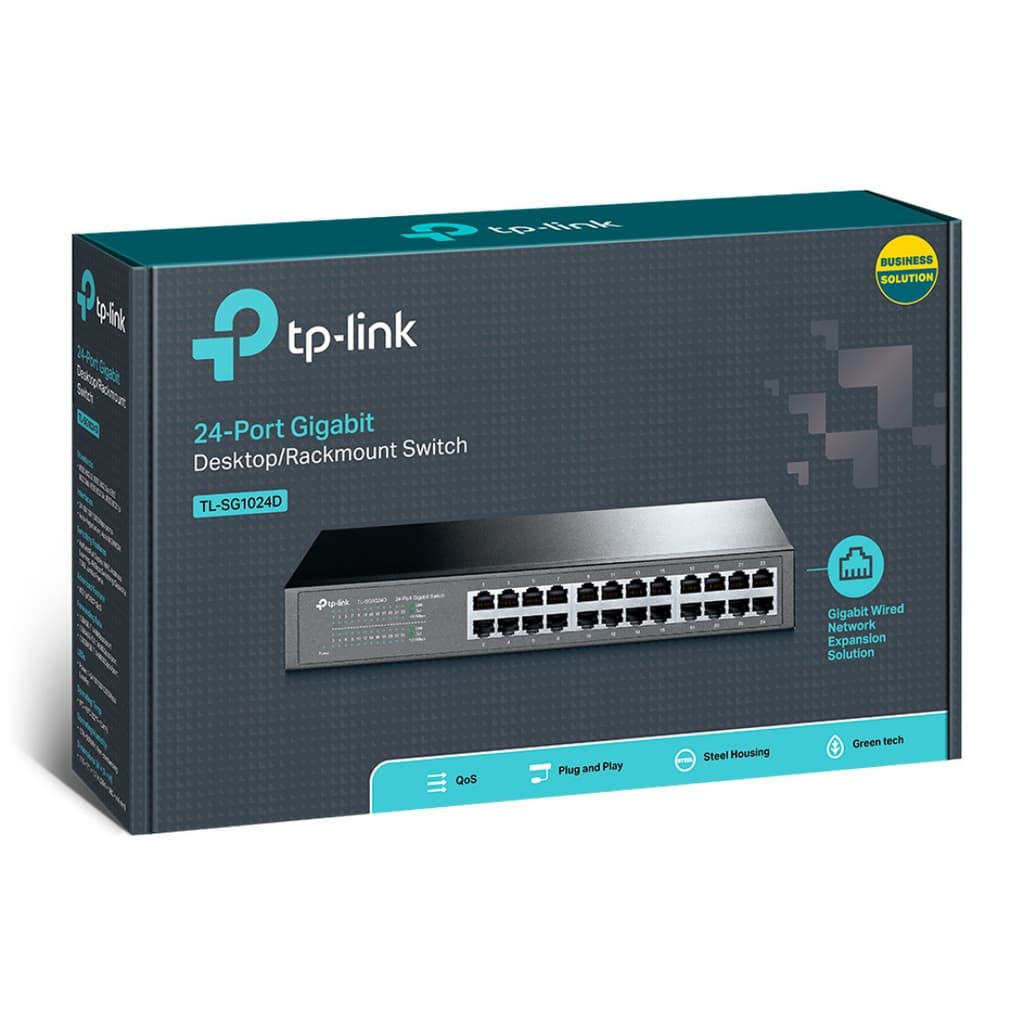SWICTH TP-LINK 24 PORTAS GIGABIT 1000MBPS TL-SG1024D