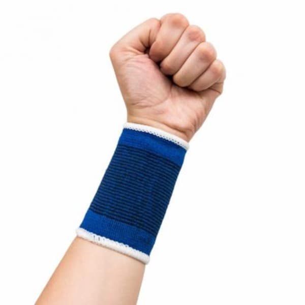 Munhequeira De Pulso Azul Para Esportes