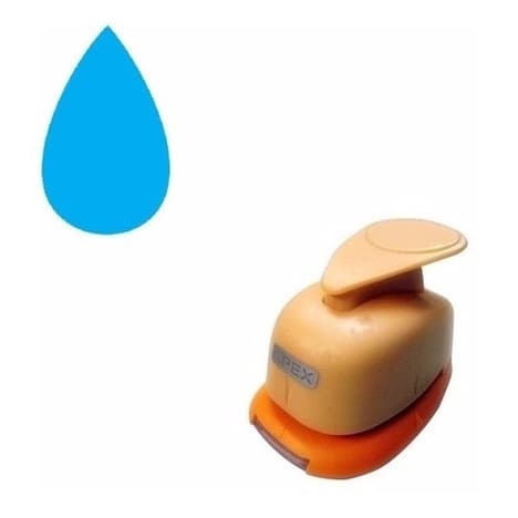 Furador Scrapbook Com Alavanca Para Papel - Gota 1,5cm