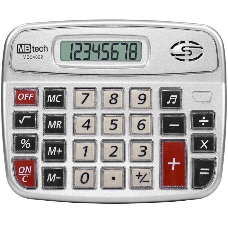 Calculadora Digital 8 Dígitos MBTech MB54316
